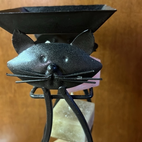 Antique Cat Tower with a 1.5” X 1” Candle on a rope. - Picture 3 of 9